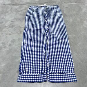 Vintage 90s y2k low rise wide leg gingham boxer pants